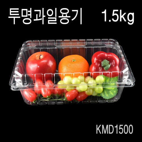 투명과일포장용기 1.5Kg(1500) KMD-1500 400개엔터팩