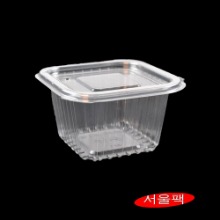 일체형소스컵 AJ-사각원터치소스용기(대) 400개엔터팩